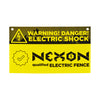 Placuta de avertizare gard electric NEXON