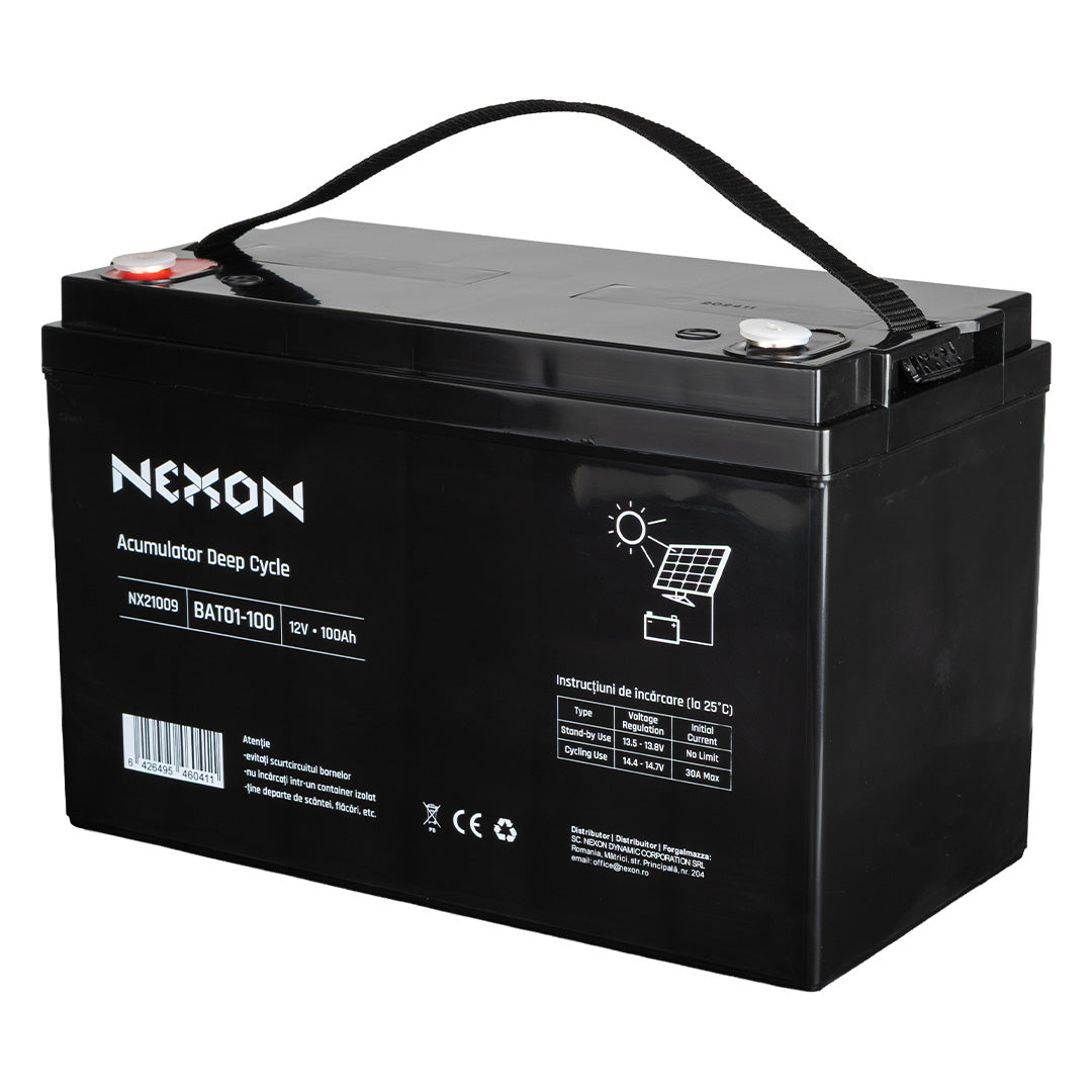 Baterie solara, plumb acid 12V 100Ah NEXON