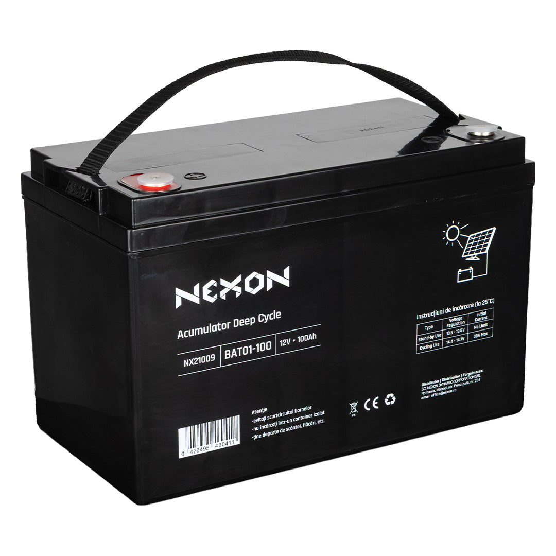 Baterie solara, plumb acid 12V 100Ah NEXON