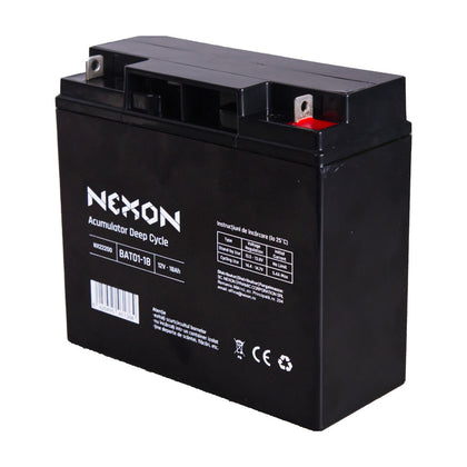 Baterie solara, plumb acid 12V 18Ah NEXON