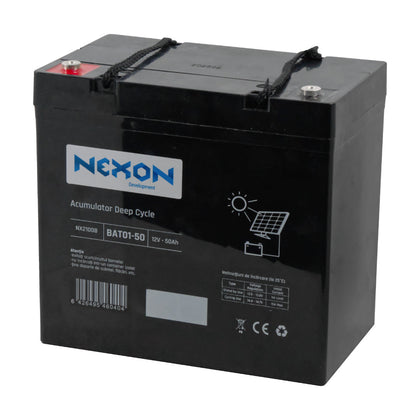 Baterie solara, plumb acid NEXON 12V 50Ah