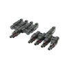 Set conectori 4in1 MC4-Y-4 pentru panou solar