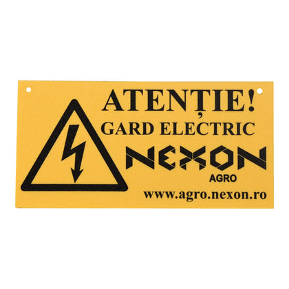 Placuta de avertizare gard electric NEXON