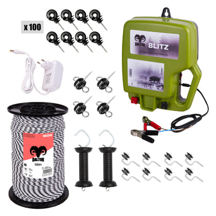 Pachet gard electric DALTOR Blitz 9J,500m
