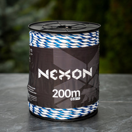 Frânghie gard electric NEXON PROFESSIONAL, 200 m, 6 lite, 600 kg