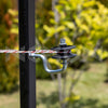 Izolator colț pentru gard electric cu șurub metric NEXON
