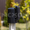 Izolator în cap de stâlp T-Post NEXON modular, negru