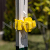 Izolator pentru sârmă gard electric T-post NEXON Modular Galben