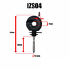 Izolator inelar gard electric EXTRA - set 100 de bucati cu infiletator - NEXON