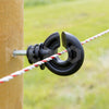 Izolator inelar gard electric compact, negru - DALTOR