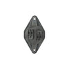 Izolator plat tip diamant negru pentru gard electric NEXON