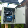 Pachet gard electric NEXON BeastShock 6 J 12V cu panou solar 50W și baterie 36Ah în cutie metalică