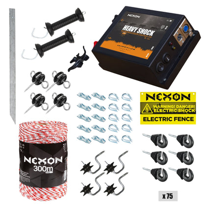 Pachet gard electric NEXON HeavyShock PRO 2.5 J 300m