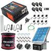 Pachet complet gard electric NEXON HeavyShock PRO 5J cu solar si bateria, 400m