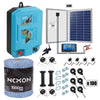 Pachet gard electric PREMIUM, NEXON StrongShock 6.6J cu Panou Solar și fir de 1000m