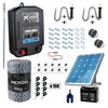 Pachet complet gard electric, NEXON StrongShock 6.6J cu 1000m Fir si solar