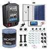 Pachet gard electric NEXON StrongShock 6.6J cu Panou Solar, Fir 1000m, 90kg