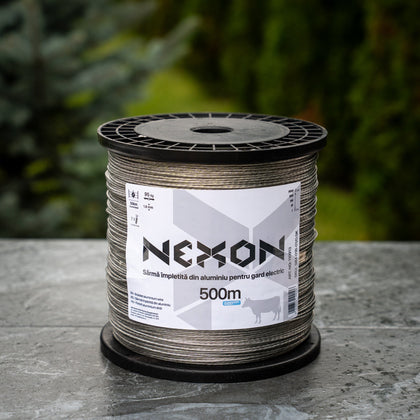 Sarma impletita gard electric din aluminiu - NEXON 500m fi 1.8mm 7lite