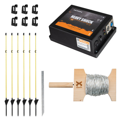 Pachet gard electric portabil 5J pentru camping - NEXON