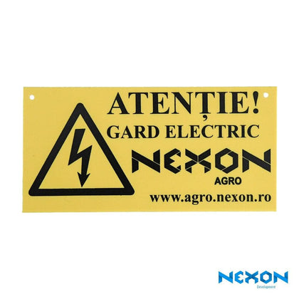 Placuta de avertizare gard electric NEXON