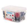 Izolator inelar gard electric EXTRA - set 100 de bucati cu infiletator - NEXON